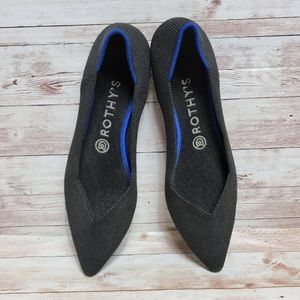 Rothy’s to the point black flats